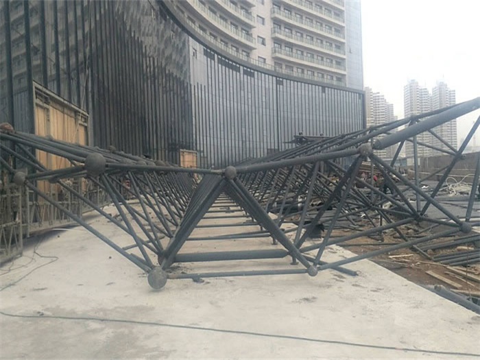 瑞金万豪酒店雨棚网架